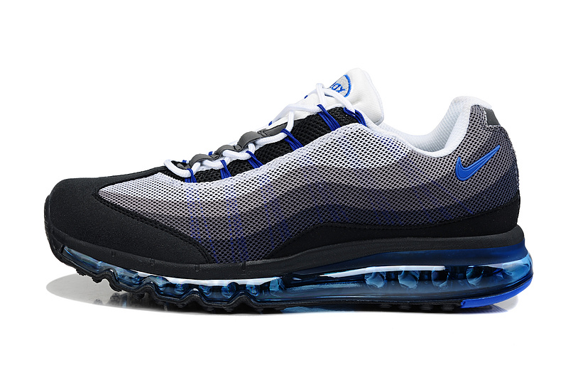 2013 Nike Air Max 95 Black Blue Shoes - Click Image to Close