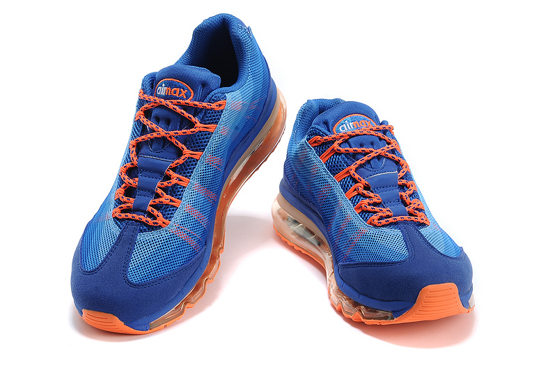 2013 Nike Air Max 95 Blue Orange Shoes