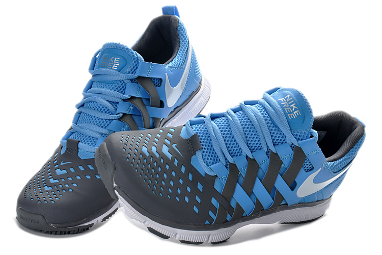 Classic Nike Free 5.0 Blue Grey Running Shoes - Click Image to Close