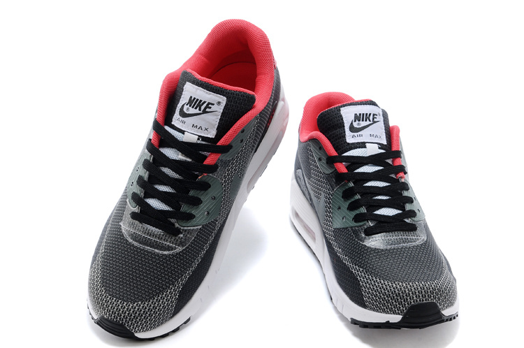 2014 Nike Air Max 90 Grey Black White Shoes