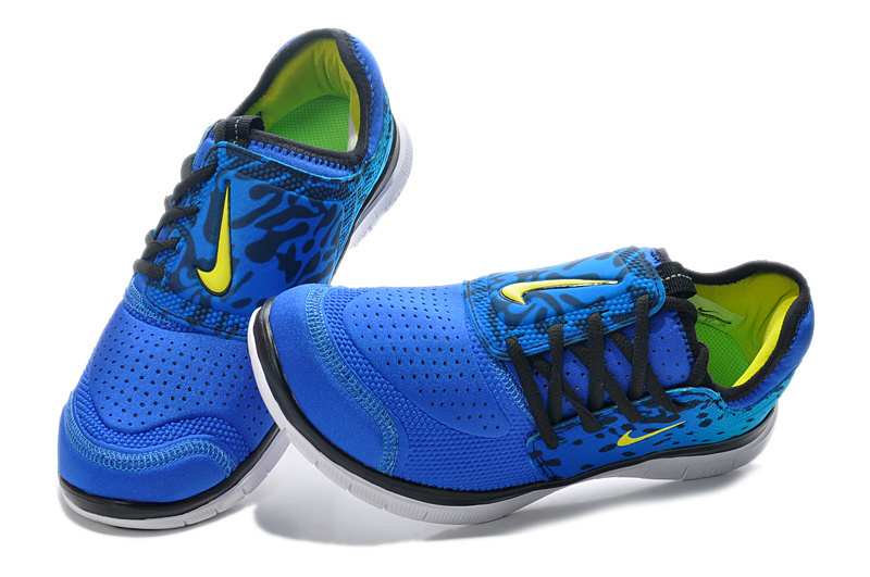 Nike Free Run 3.0 Shoes Blue Black - Click Image to Close