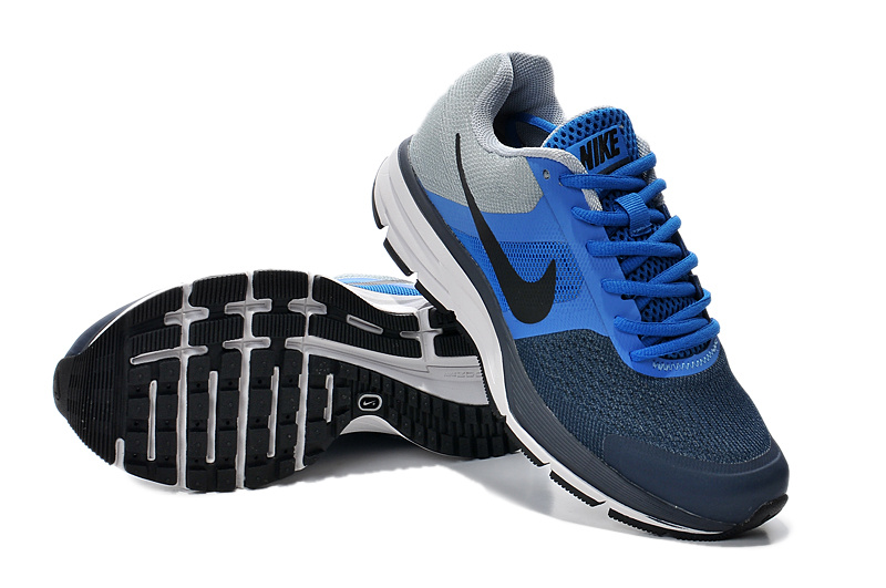 2014 Women Nike Air Pegasus+30 Blue Grey Running Shoes - Click Image to Close