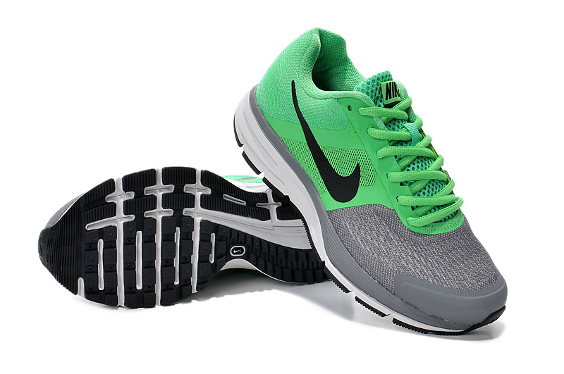 2014 Women Nike Air Pegasus+30 Green Grey Running Shoes