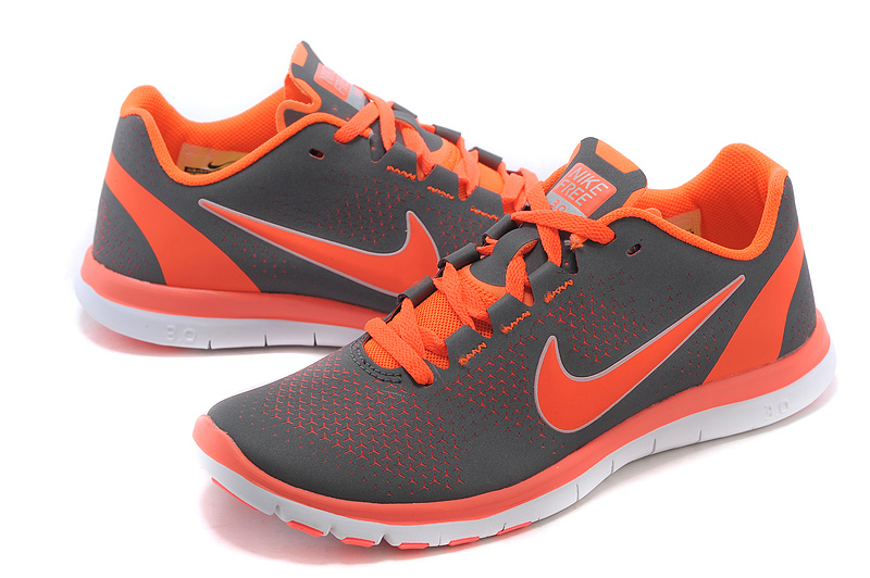 2015 Nike Free 3.0 Black Orange Running Shoes