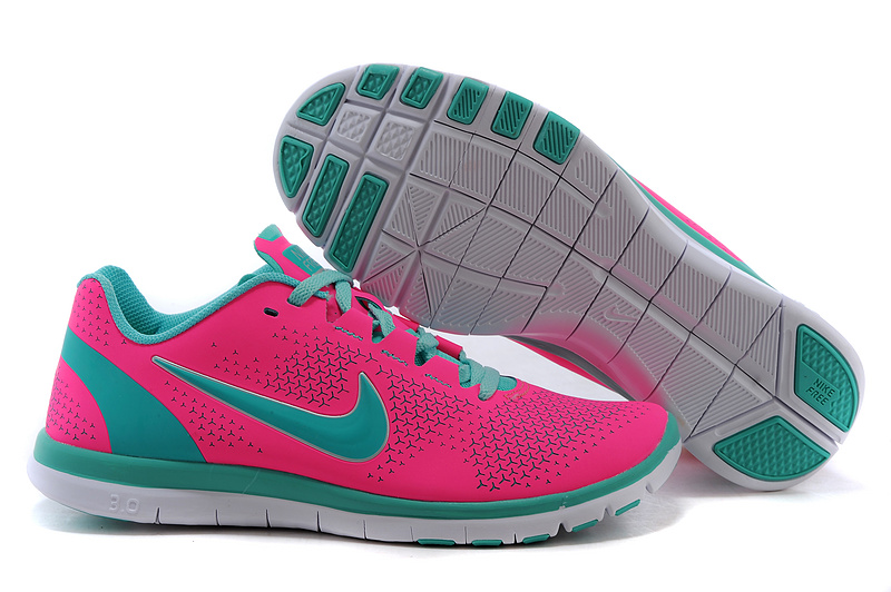 2015 Nike Free 3.0 Pink Green Running Shoes