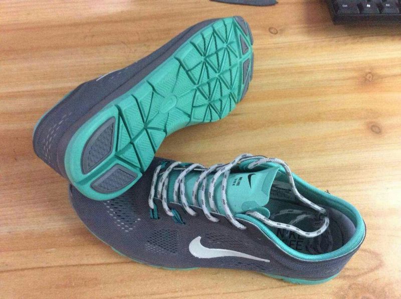 2015 Nike Free 5.0 Training Shoes Black Green - Click Image to Close