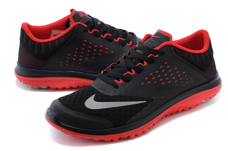 2015 Nike Free 5.0 V2 Black Red Running Shoes
