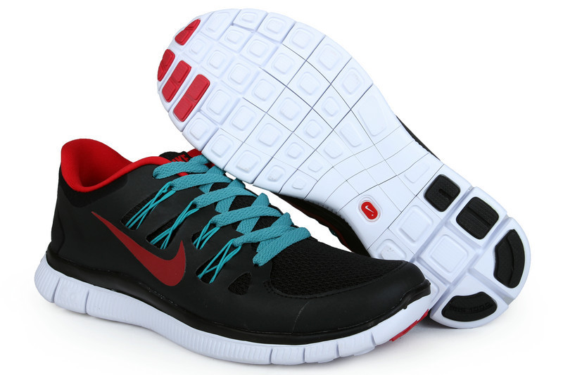 Trendy Nike Free Run 5.0 2 Black Green Red