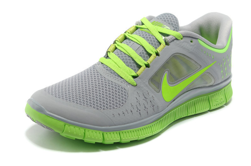 Trendy Nike Free Run 5.0 2 Grey Green