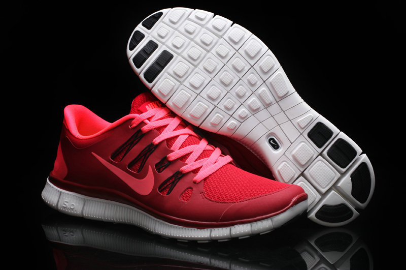 Trendy Nike Free Run 5.0 2 Red Pink