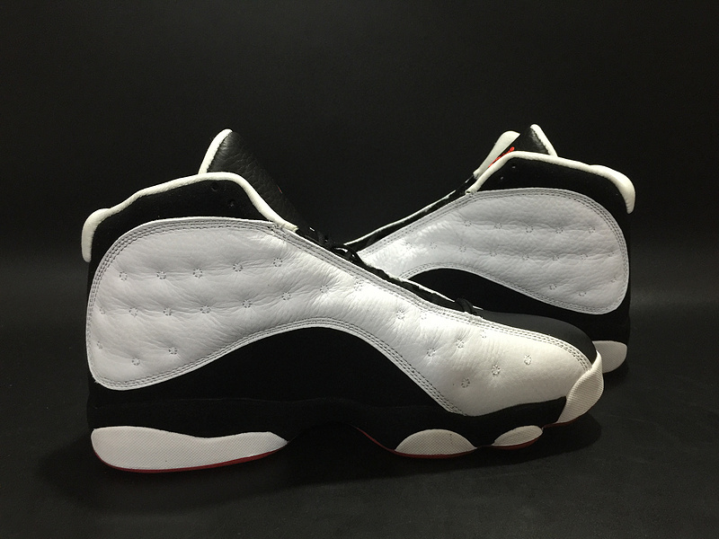 Women Air Jordan 13 He Got Game White Black Red Shoes