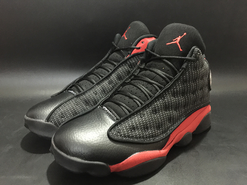 Air Jordan 13 GS Retro Bred Black Red Shoes - Click Image to Close