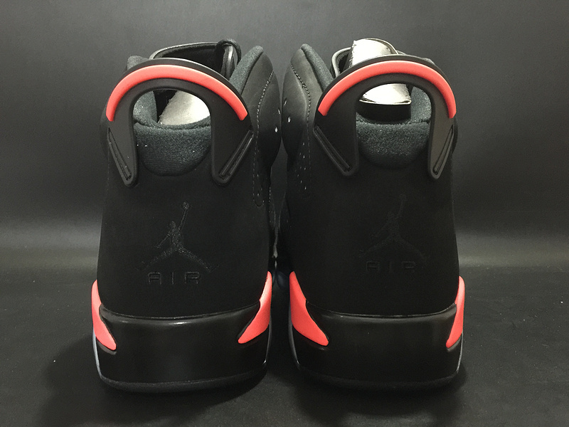 Air Jordan 6 GS Infrared Black Red Shoes