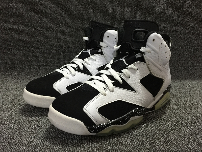 Air Jordan 6 Retro GS Oreo Black White Shoes
