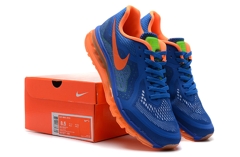 Nike Air Max 2014 Cushion Blue Orange Shoes