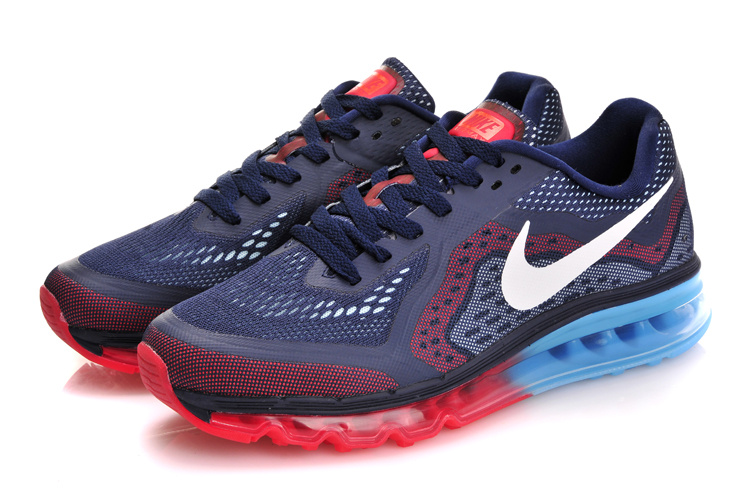 Nike Air Max 2014 Cushion Blue Red Blue Shoes - Click Image to Close
