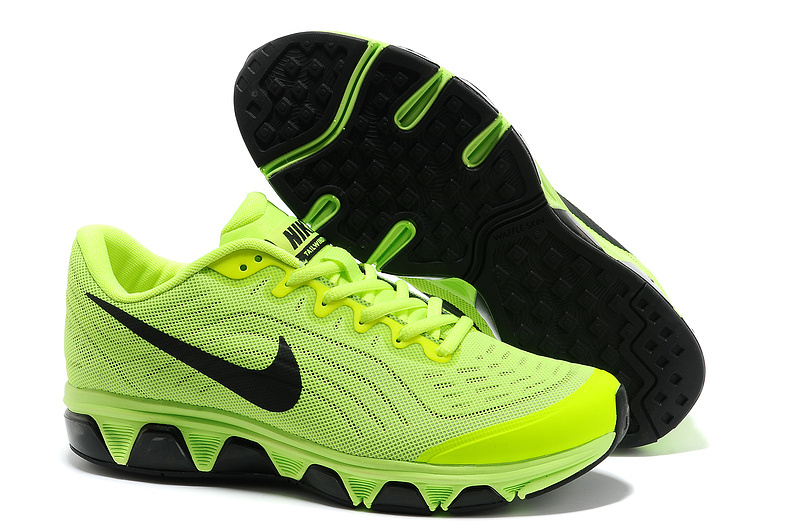 Nike Air Max 2015 All Cushion Women Fluorescent Green Black Shoes - Click Image to Close