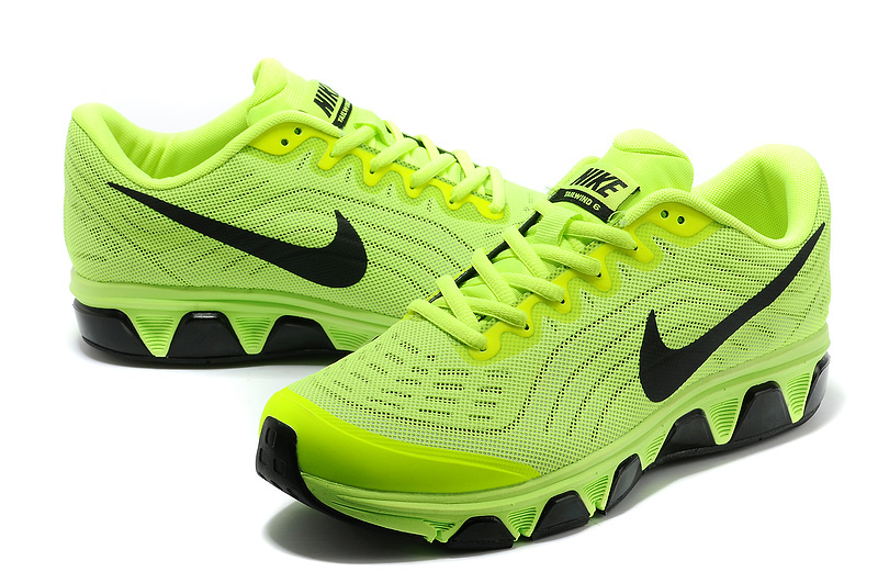 Nike Air Max 2015 All Cushion Women Fluorescent Green Black Shoes - Click Image to Close