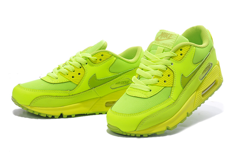 Nike Air Max 90 307793 700 Fluorescent Green Women Shoes