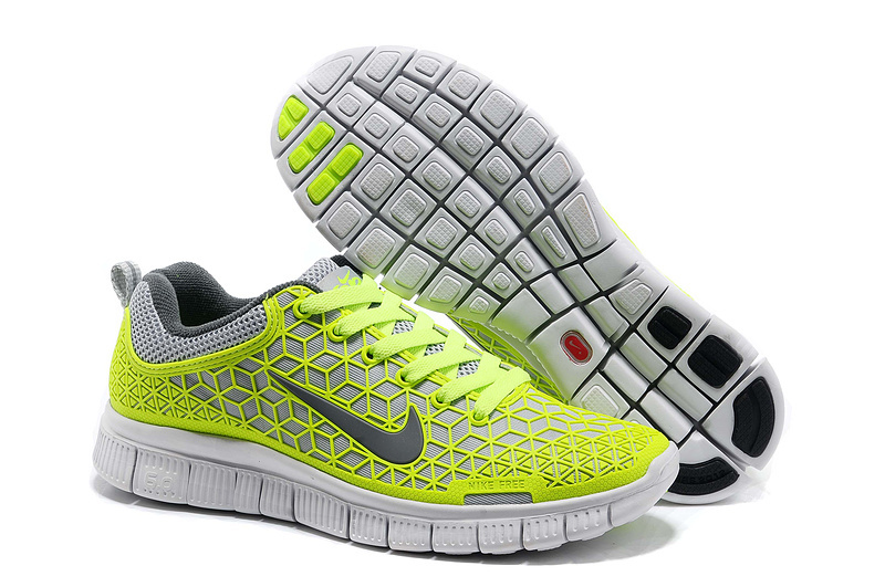 Women Nike Free 6.0 Mesh Fluorescent Green Shoes