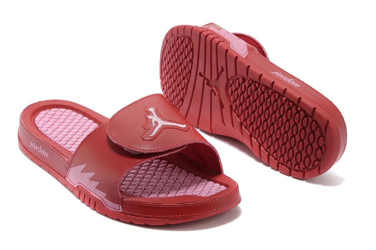 Girls Jordan Hydro 5 Slide Gym Red Ion Pink