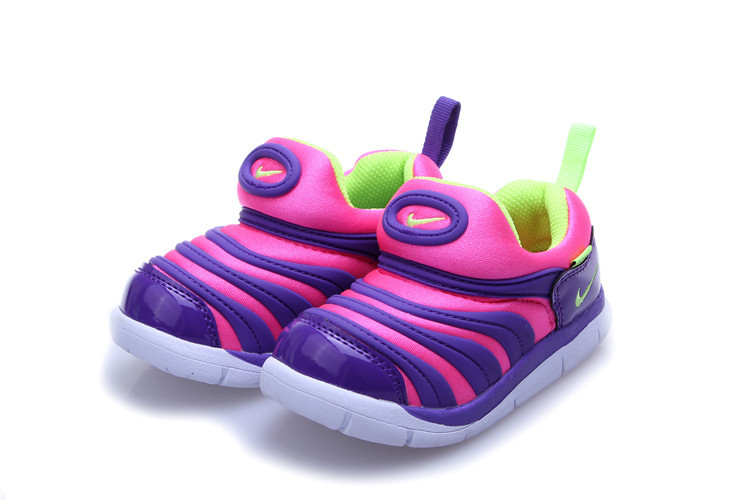 Kids Nike Dynamo Free Pink Purple White Shoes