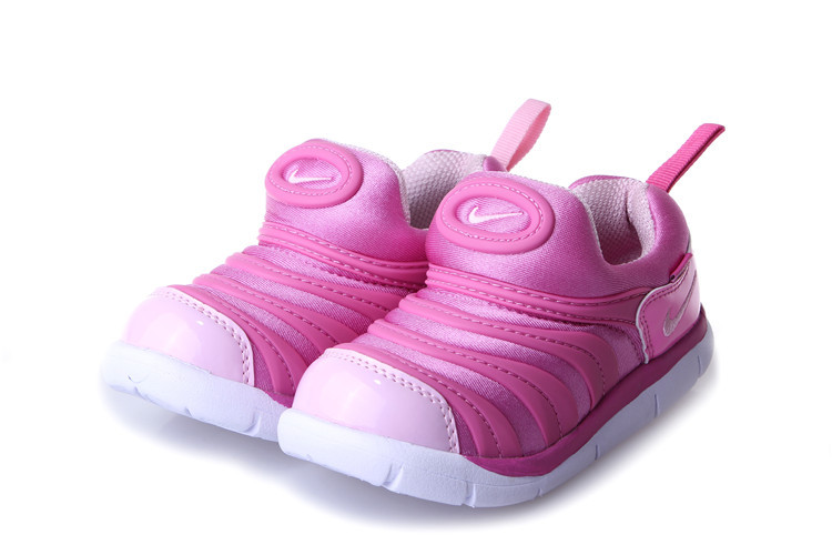 Kids Nike Dynamo Free Pink White Shoes - Click Image to Close