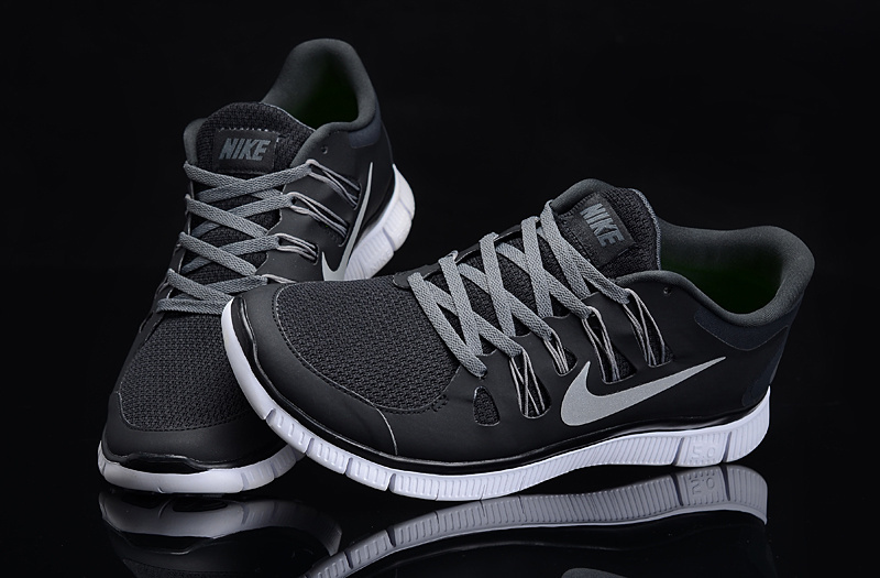 New Nike Free 5.0 Black White Running Shoes