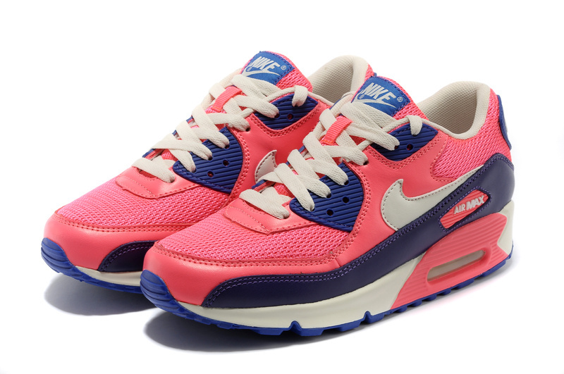 Nike Air Max 90 Colorful Red Blue White Shoes