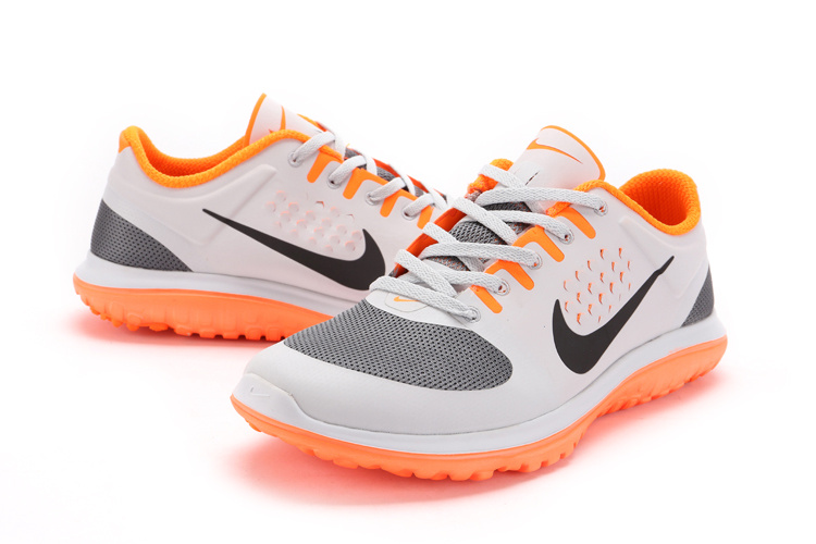 Nike FS Lite Run White Grey Orange
