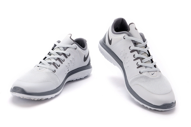 Nike FS Lite Run White Grey - Click Image to Close