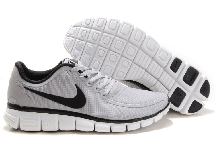 Nike Free Run 5.0 V4 Grey Black White Shoes