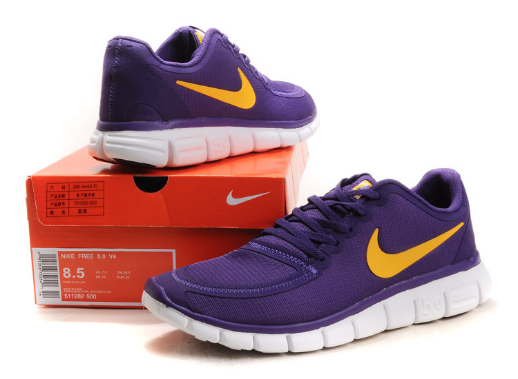 Nike Free Run 5.0 V4 Purple White Shoes