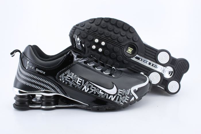 Original Nike Shox R4 Shoes Black White - Click Image to Close