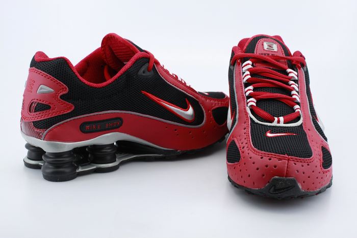 Nike Shox Monster Shoes Red Black Red Swoosh