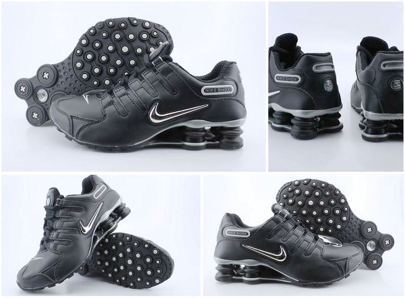 Nike Shox NZ Shoes All Black - Click Image to Close