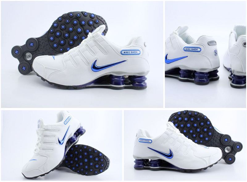 Nike Shox NZ Shoes White Blue