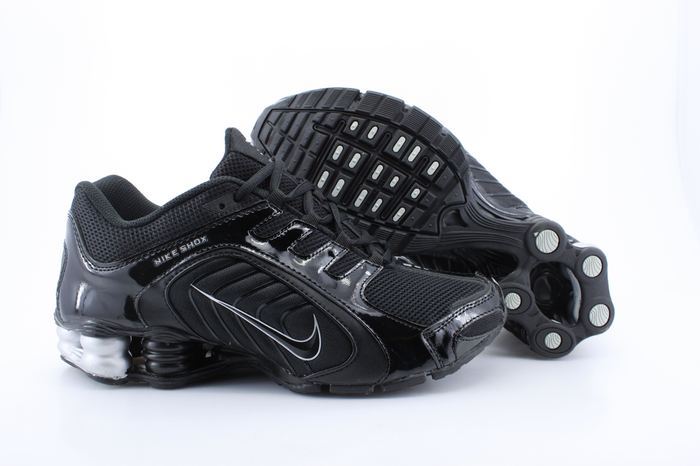 Nike Shox R5 Shoes All Black - Click Image to Close