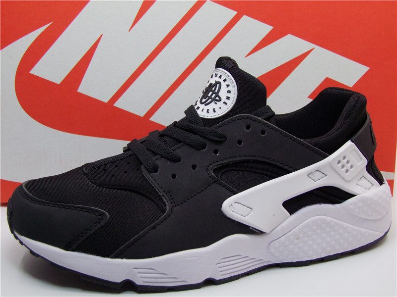 New Nike Air Huarache 1 Black White Shoes - Click Image to Close