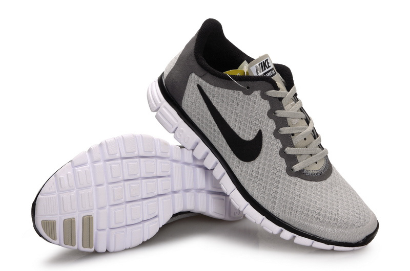 Latest Nike Free Run 3.0 Grey Black Shoes