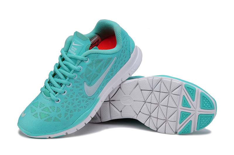 New Nike Free 5.0 Blue White Running Shoes For Women - Click Image to Close