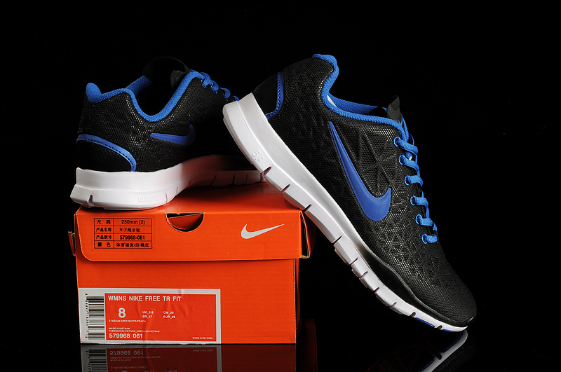New Nike Free Run 5.0 Training Black Blue Shoes