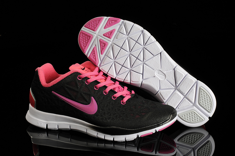 Nike Free Run 5.0 Trainer Black Pink - Click Image to Close