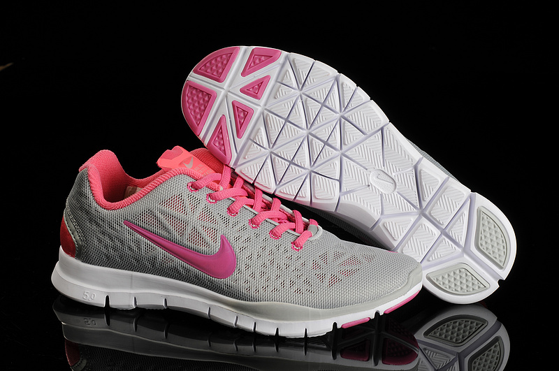 Nike Free Run 5.0 Trainer Grey Pink