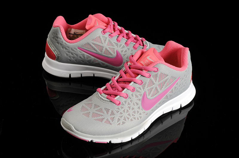 Nike Free Run 5.0 Trainer Grey Pink - Click Image to Close