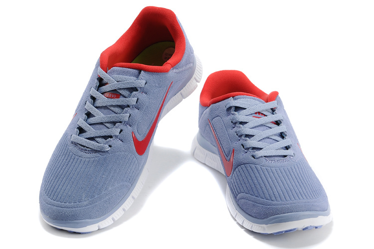 New Nike Free Run 4.0 V3 Suede Grey Orange For Women
