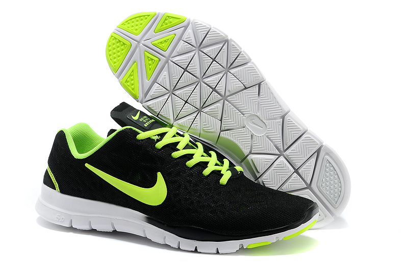 New Nike Free Run 5.0 Black Green Shoes