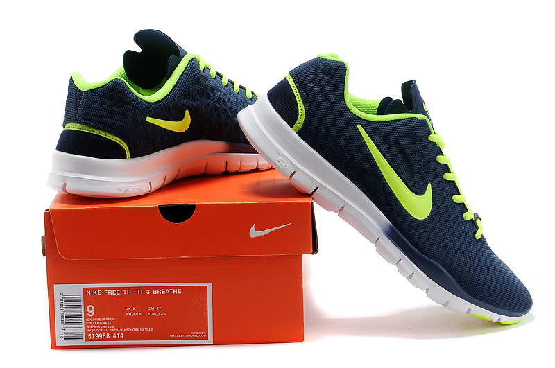 New Nike Free Run 5.0 Blue Green Shoes