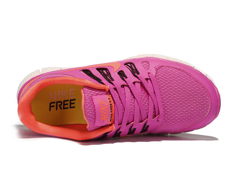 New Women Nike Free Run 5.0 Pink Orange