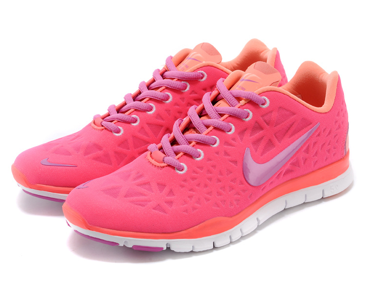 New Women Nike Free Run 5.0 Red Pink - Click Image to Close